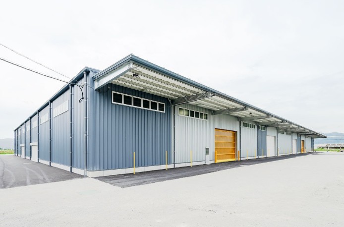 建材工場の施工例